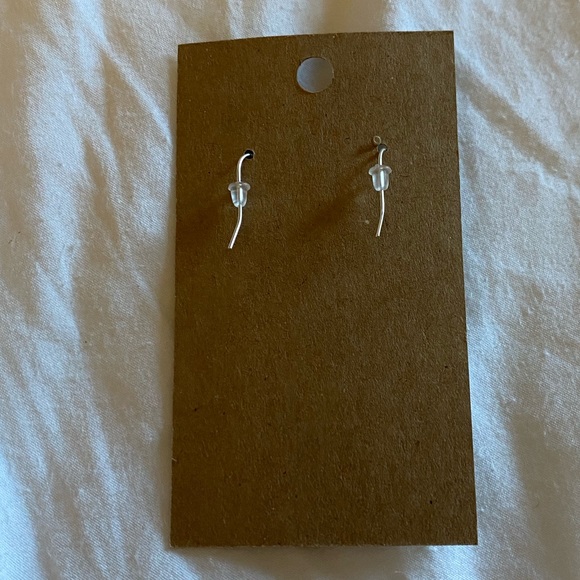 Silver deathly hallows Harry Potter earrings - Picture 3 of 3